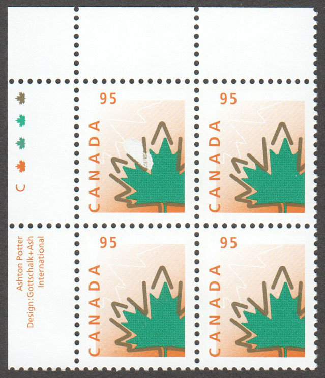 Canada Scott 1686 MNH PB UL (A14-5) - Click Image to Close